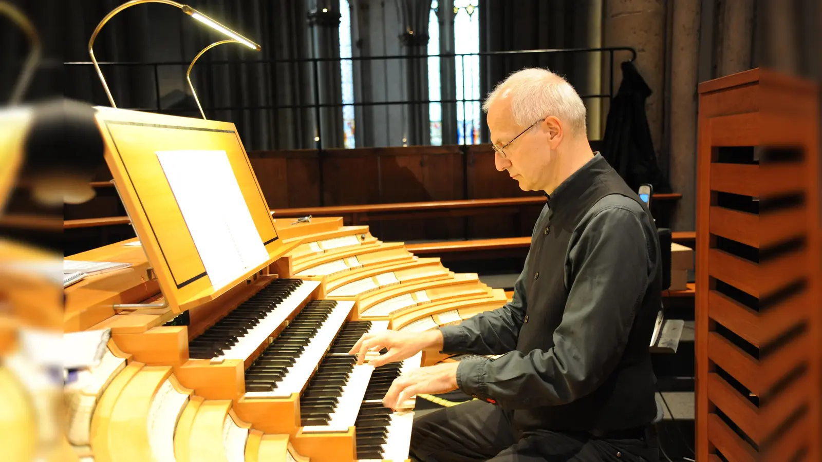 Orgelkonzert des Domorganisten aus Köln - Prof. Winfried Bönig. (Bild: Morschheuser/exb)